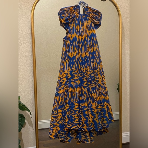 Verb by Pallavi Singhee Halter Cut-Out Midi Dress Resort Wear Size L - Picture 2 of 15